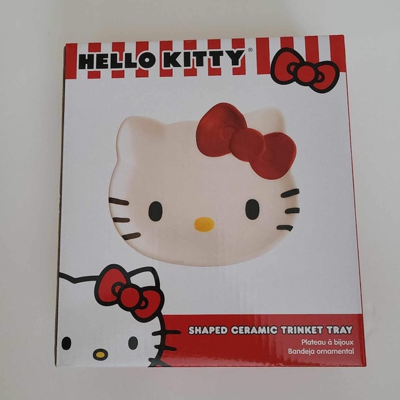 Hello Kitty Ceramic Trinket Tray Shaped Brand New - Picture 11 of 12